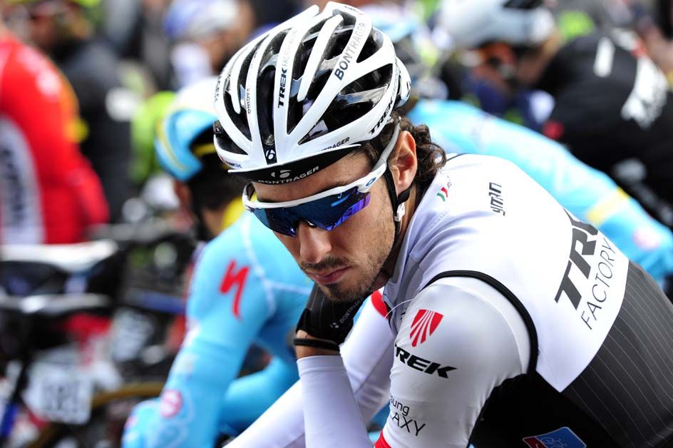 Fabio Felline composes himself on the line