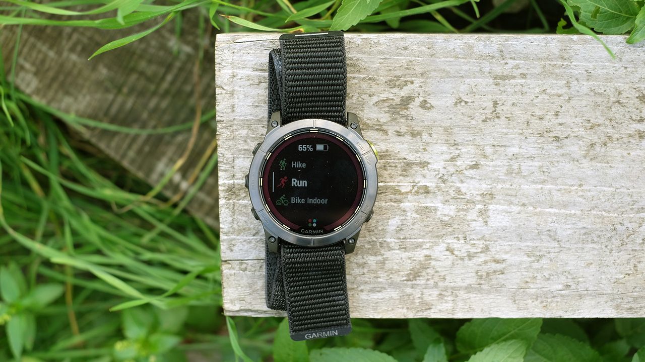 Garmin Enduro 2 being tested by Live Science contributor Andrew Williams