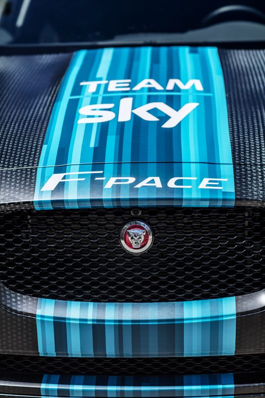 The Jaguar F-PACE makes it debut at the Tour de France grand depart in Utrecht