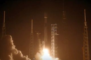 A SpaceX Falcon 9 rocket lifts off with 23 Starlink satellites aboard from Launch Complex 40 at the Cape Canaveral Space Force Station in Florida on Monday, Oct. 30, 2023.