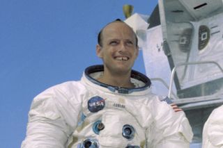 Charles 'Pete' Conrad commanded Apollo 12, and also went into space aboard Gemini 5, Gemini 12 and the second Skylab mission.