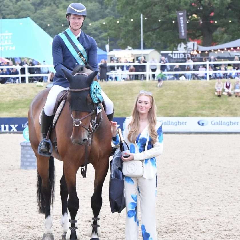Elliott Smith and Flamboyat III after sharing the Bolesworth puissance spoils.