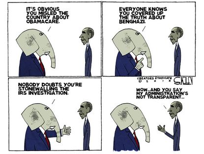 Political cartoon Obama administration Republicans