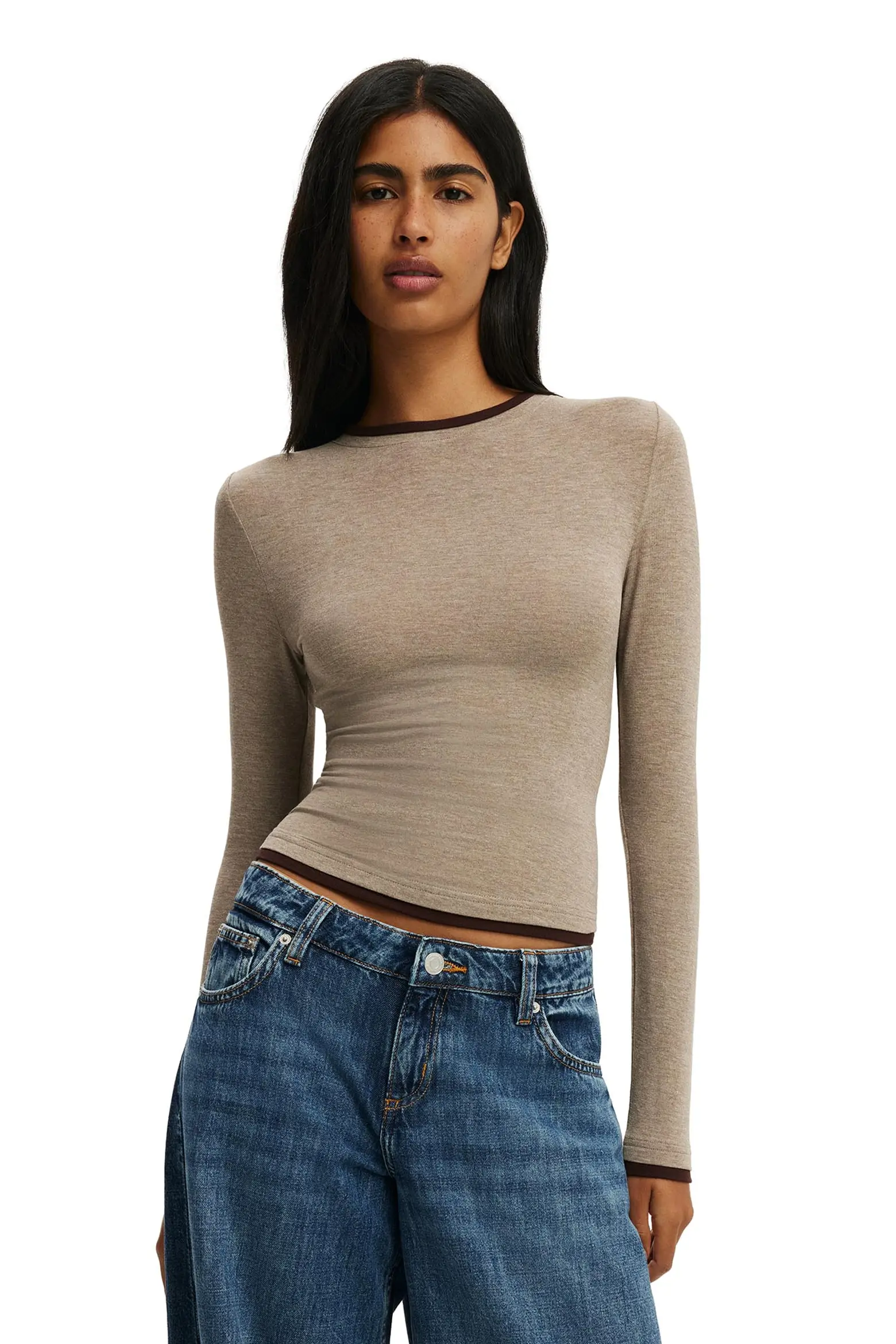 Cotton On, Women's Double Layer Long Sleeve