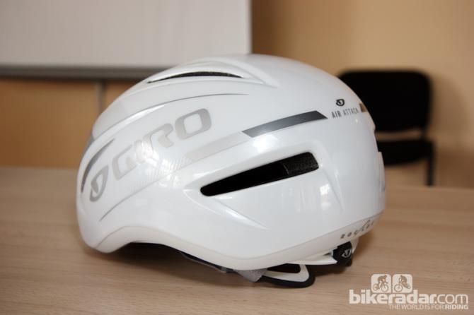 Giro R&amp;D director Rob Wesson says one of the key features of the Air Attack is its gently rounded shape.