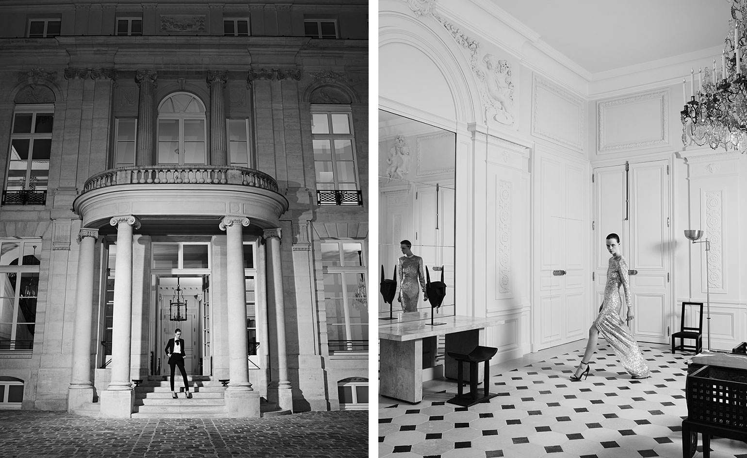 First look at Hedi Slimane debut Saint Laurent couture collection