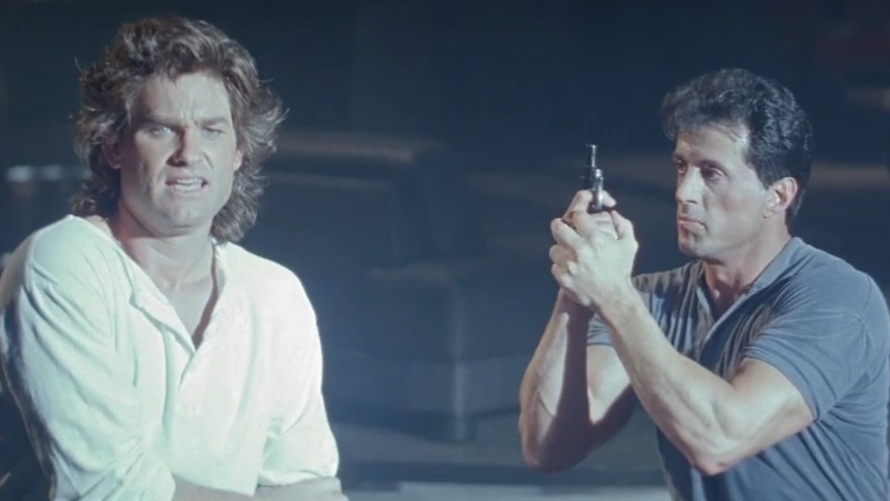 Kurt Russell and Sylvester Stallone ready for action in Tango &amp; Cash