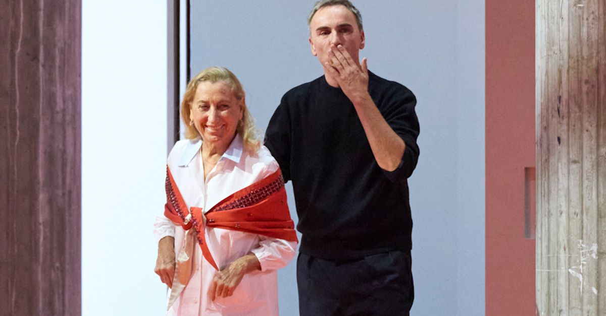 The Miuccia Prada Way to Wear a Scarf in 2025