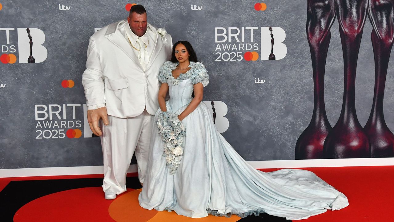 Jade Thirlwall on the red carpet of the 2025 BRIT Awards