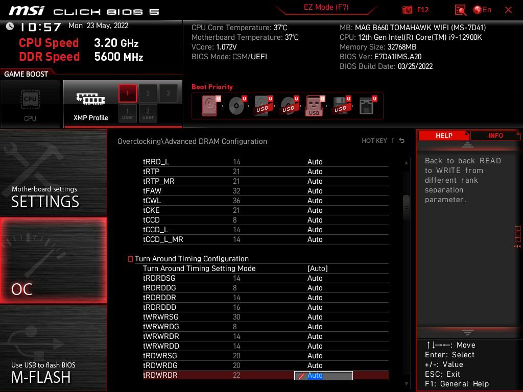 MSI MAG B660 Tomahawk WIFI