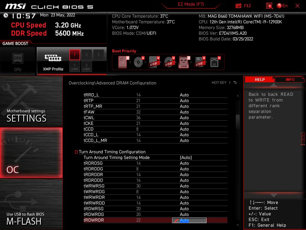 MSI MAG B660 Tomahawk WIFI