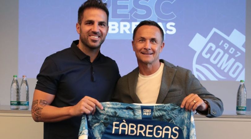 Cesc Fábregas assume como técnico interino do Como, na Serie B