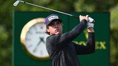 Jacob Modleski plays an iron shot