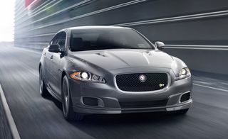 The XJR's expansive aluminium bodywork is a supercharged V8
