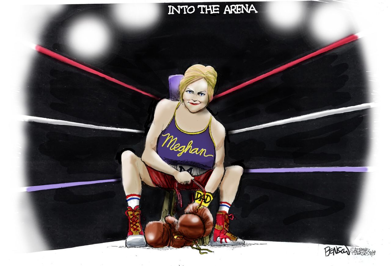 Political cartoon U.S. John McCain daughter Meghan McCain