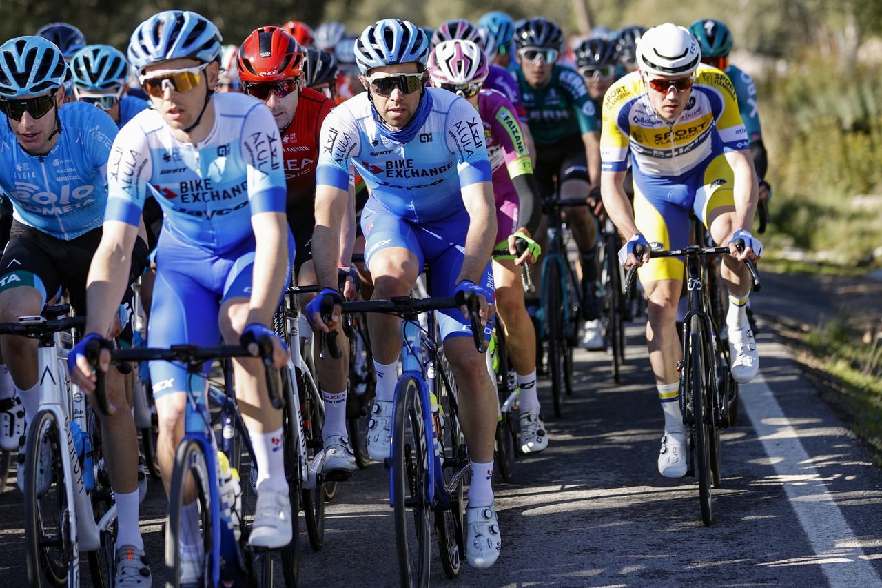 Michael Matthews (BikeExchange-Jayco) in the peloton