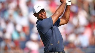 Tiger Woods at the 2024 US Open