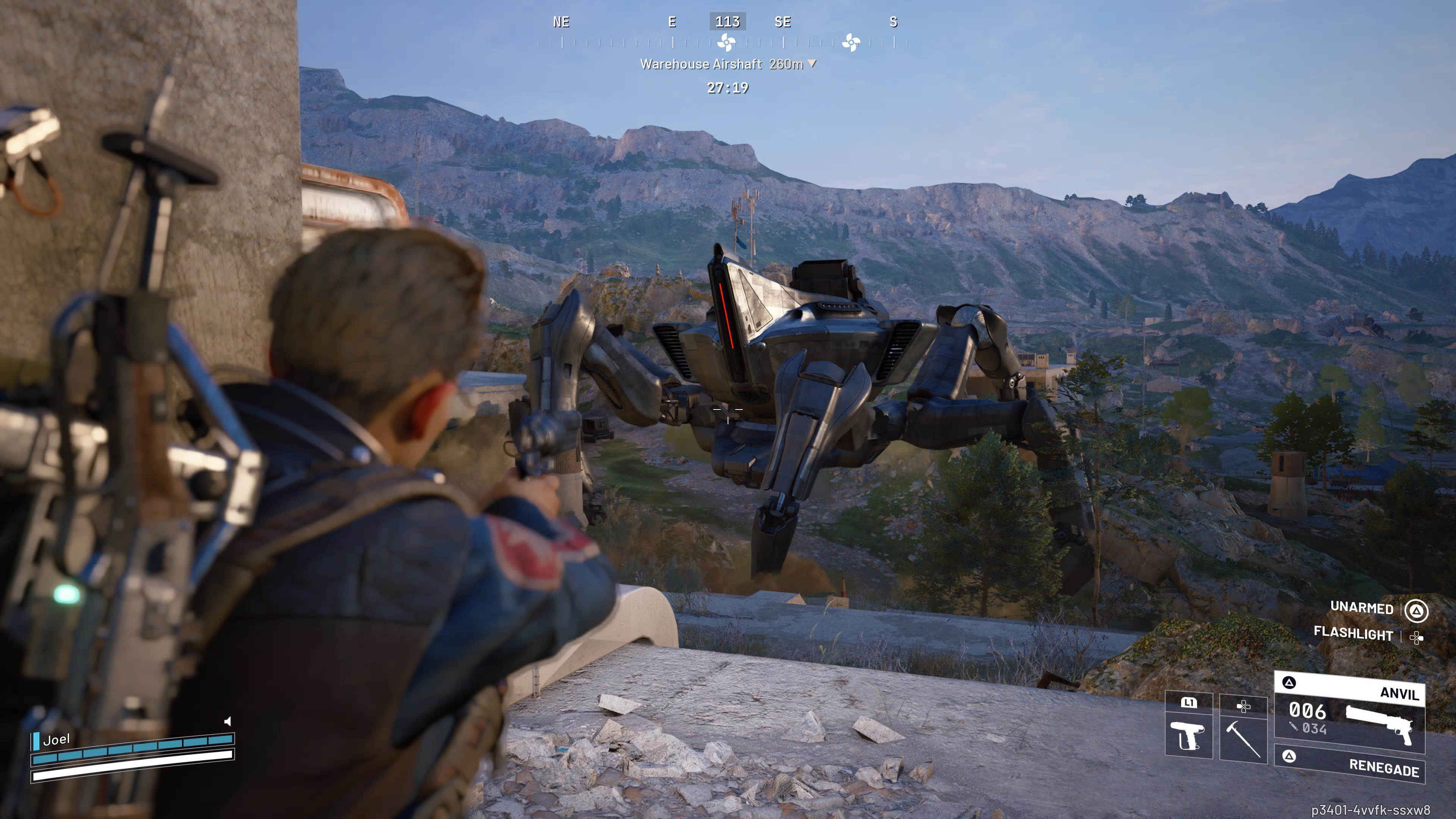 A players hides from an Arc Raiders Matriarch