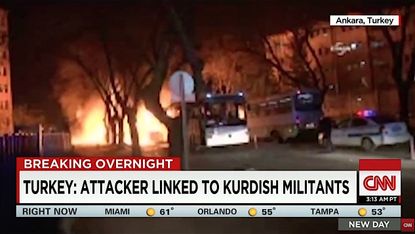Turkey blames Ankara attack on Kurdish militants