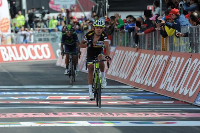 Fabio Duarte (Colombia) finished second on the stage