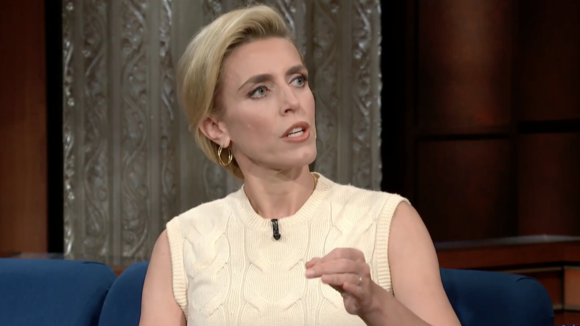 Clarissa Ward appears on The Late Show with Stephen Colbert.