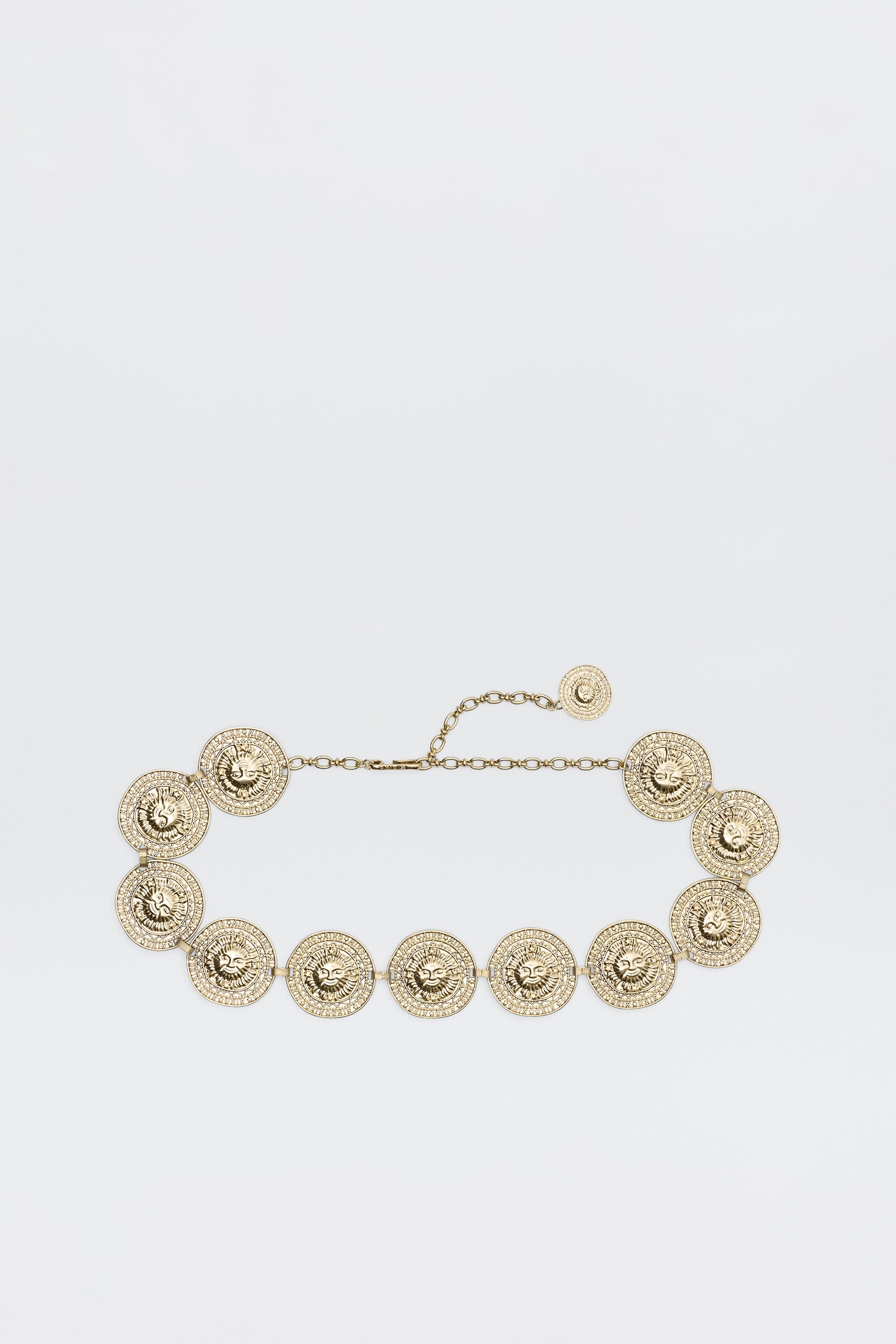 Leyla Coin Belt in Gold