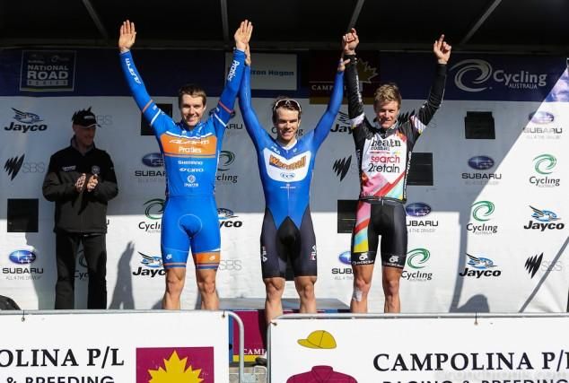 The top three from the final stage