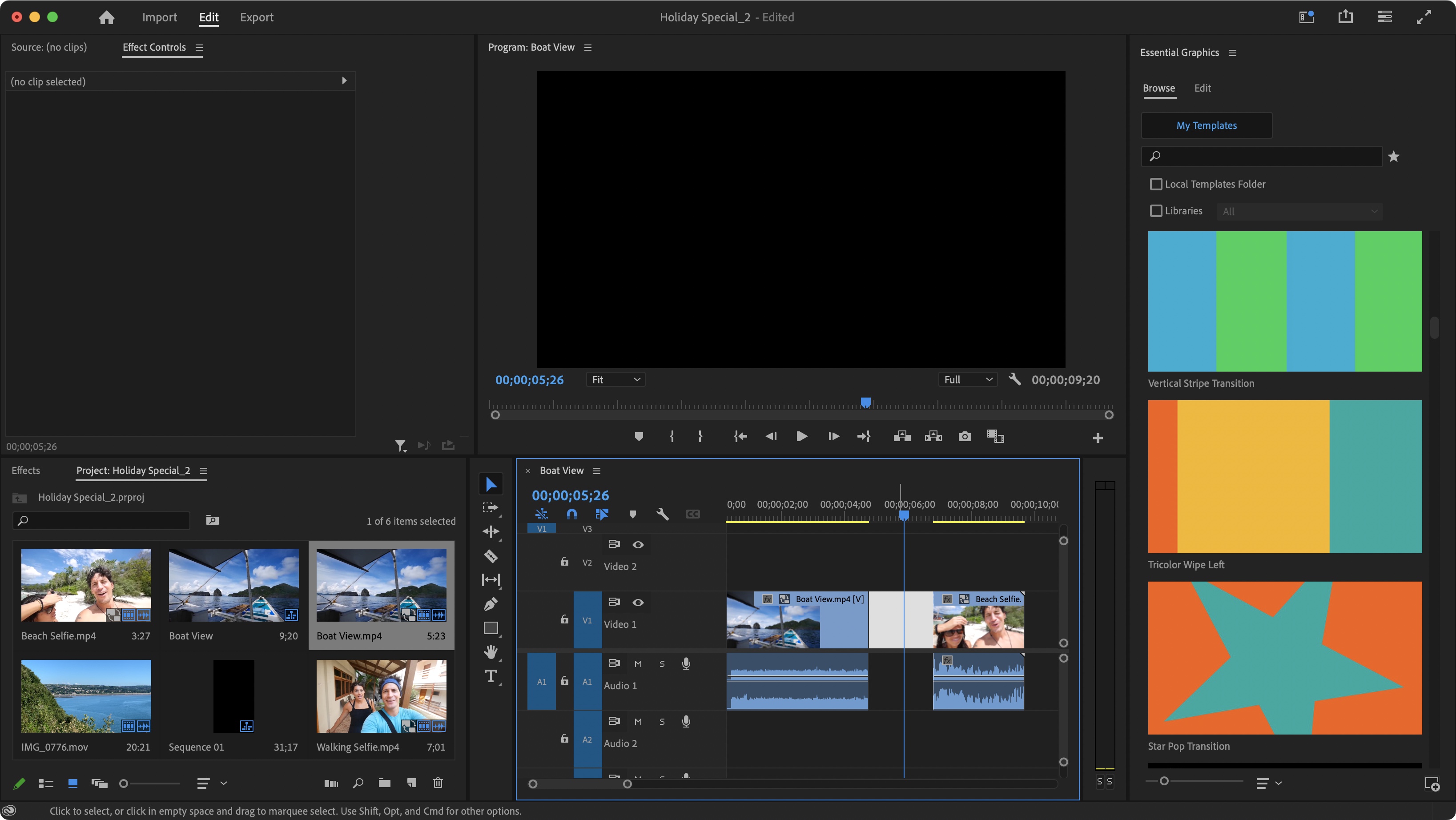 How To Add Transitions In Adobe Premiere Pro Techradar 