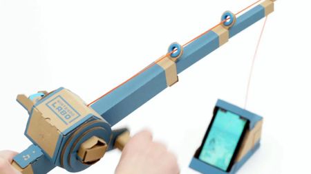 Fishing with Nintendo Labo