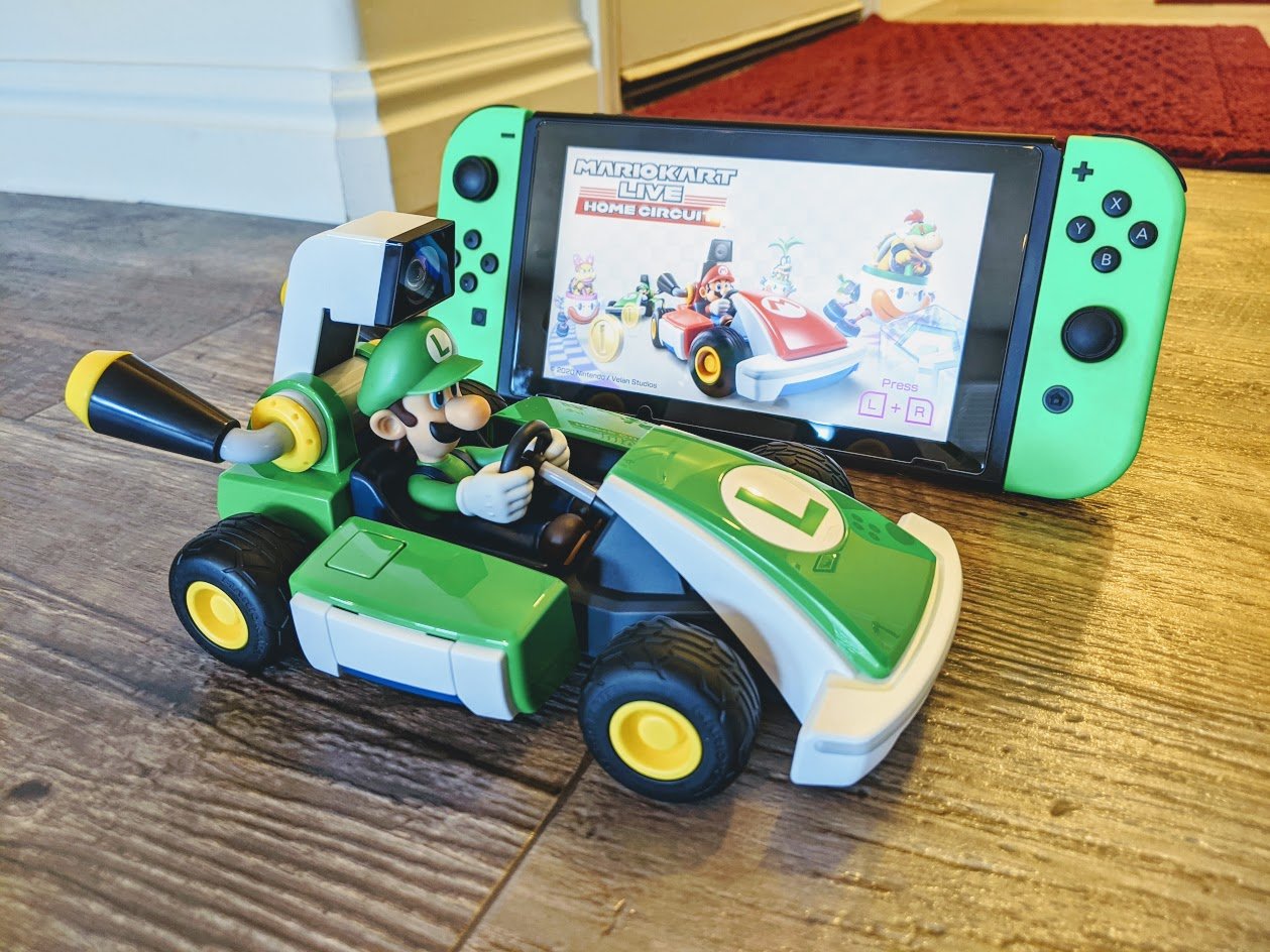 Get a new Switch OLED with Mario Kart Live Home Circuit for free