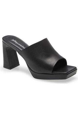 Caviar Platform Slide Sandal