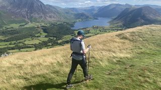 9 reasons you need trekking poles: Alex hiking