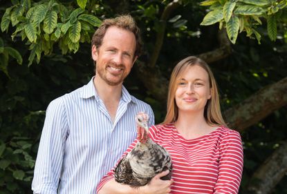 Chris Milton and Naomi Sturges. Credit: Simon Buck for Country Life