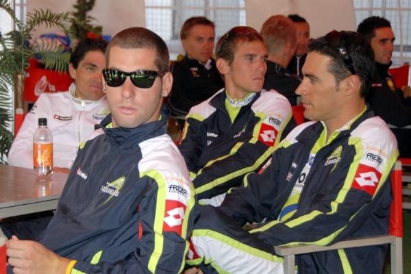 Fabio Sabatini (Liquigas) in his sunglasses.