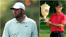 Scottie Scheffler is hoping to join Tiger Woods on the list of players to win a PGA Tour three-peat