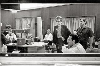 During sessions for Like A Rolling Stone in 1965