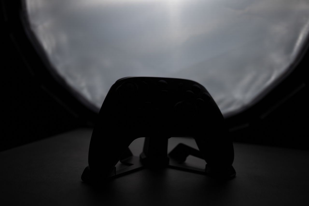 A photo of a game controller taken on a Fujifilm GFX100RF medium format camera