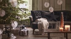 Christmas living room featuring George Home products