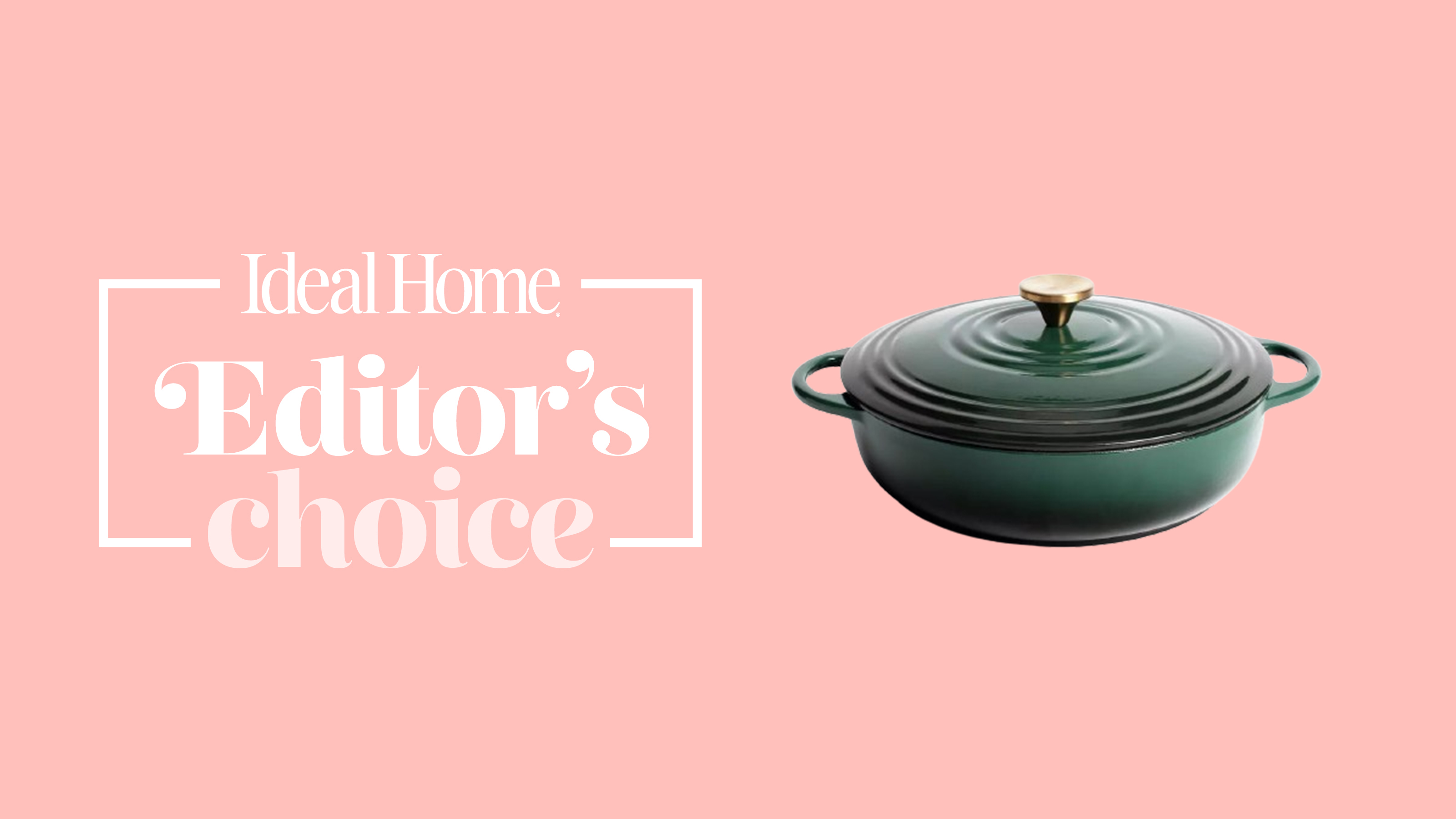 Habitat casserole dish on pink background