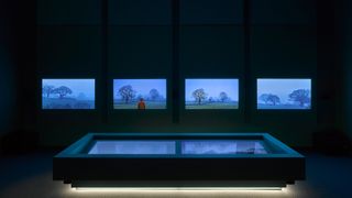 John Akomfrah; Listening All Night To The Rain, 2024, multi-channel HD video installation with surround sound commissioned by the British Council for the 60th International Art Exhibition, La Biennale diVenezia.