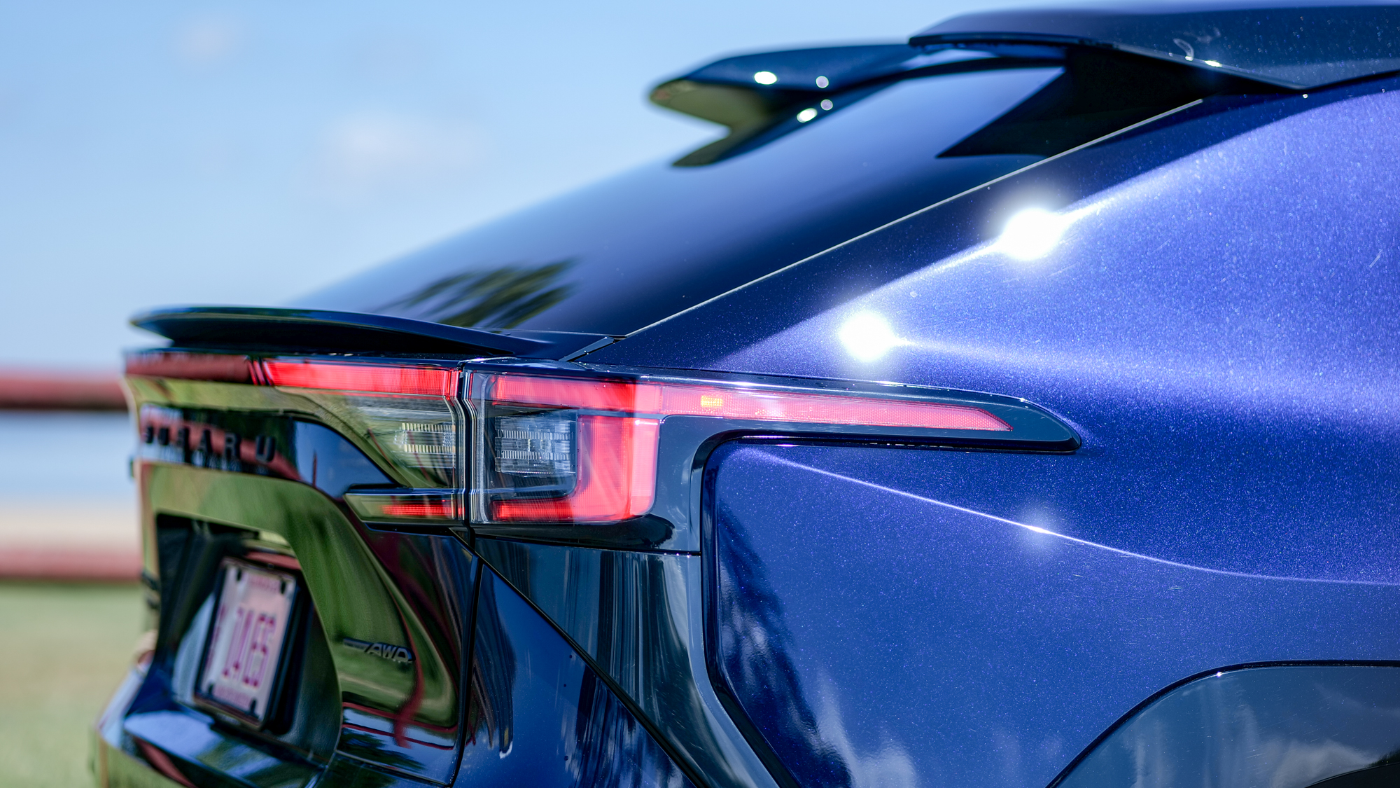 2026 Subaru Solterra side bumper view.