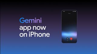 Google Gemini app on iPhone