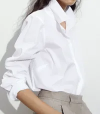 Cotton-blend Shirt, $24.99 (£19) | H&amp;M