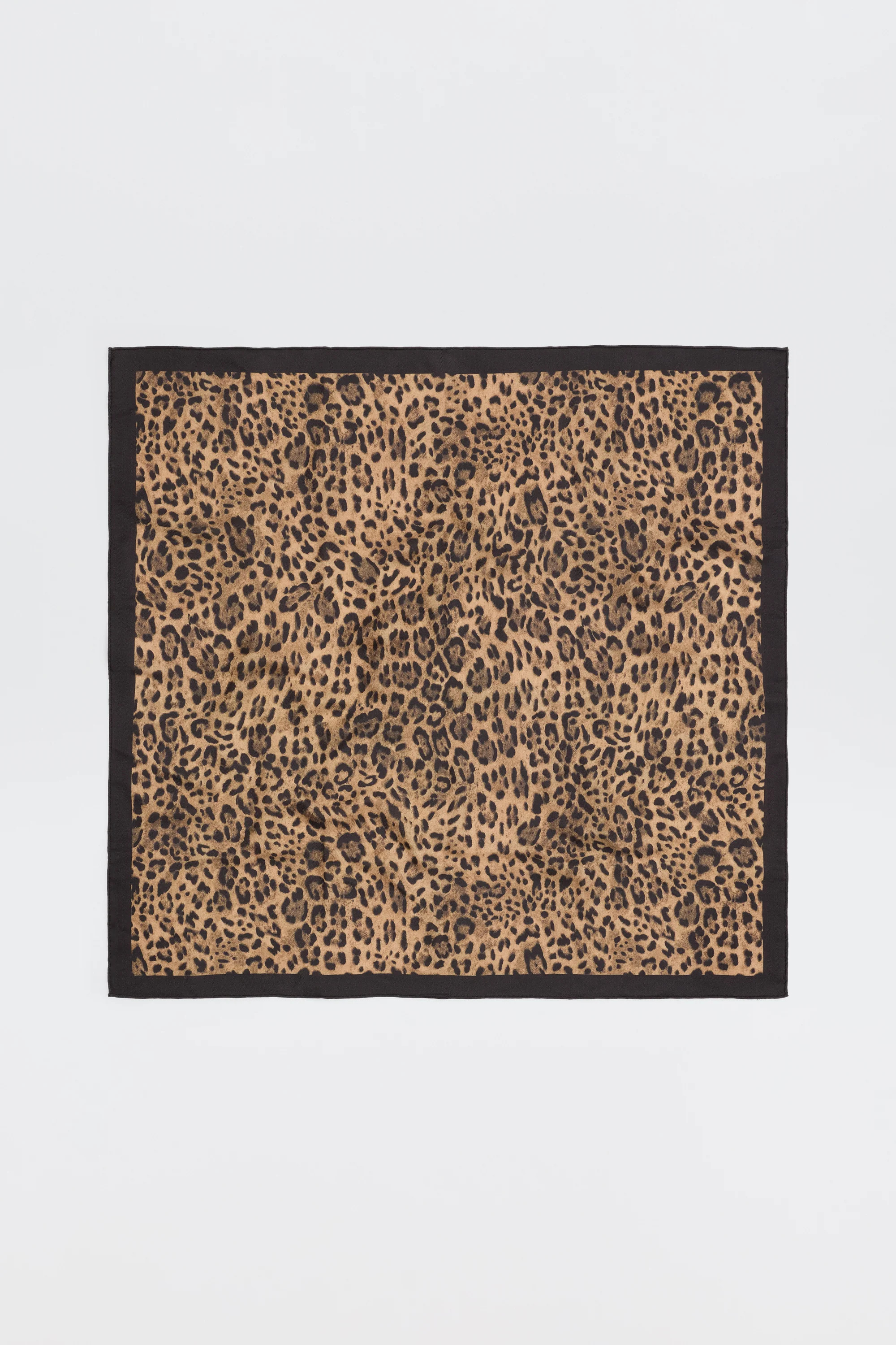 Leopard print scarf