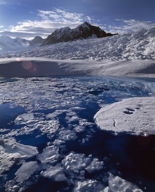 Alaska glacier meltwater
