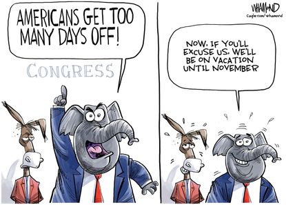 Political cartoon