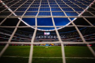 General view of the Estadio Azteca in Mexico City ahead of a game between Club America and Toluca in November 2018.