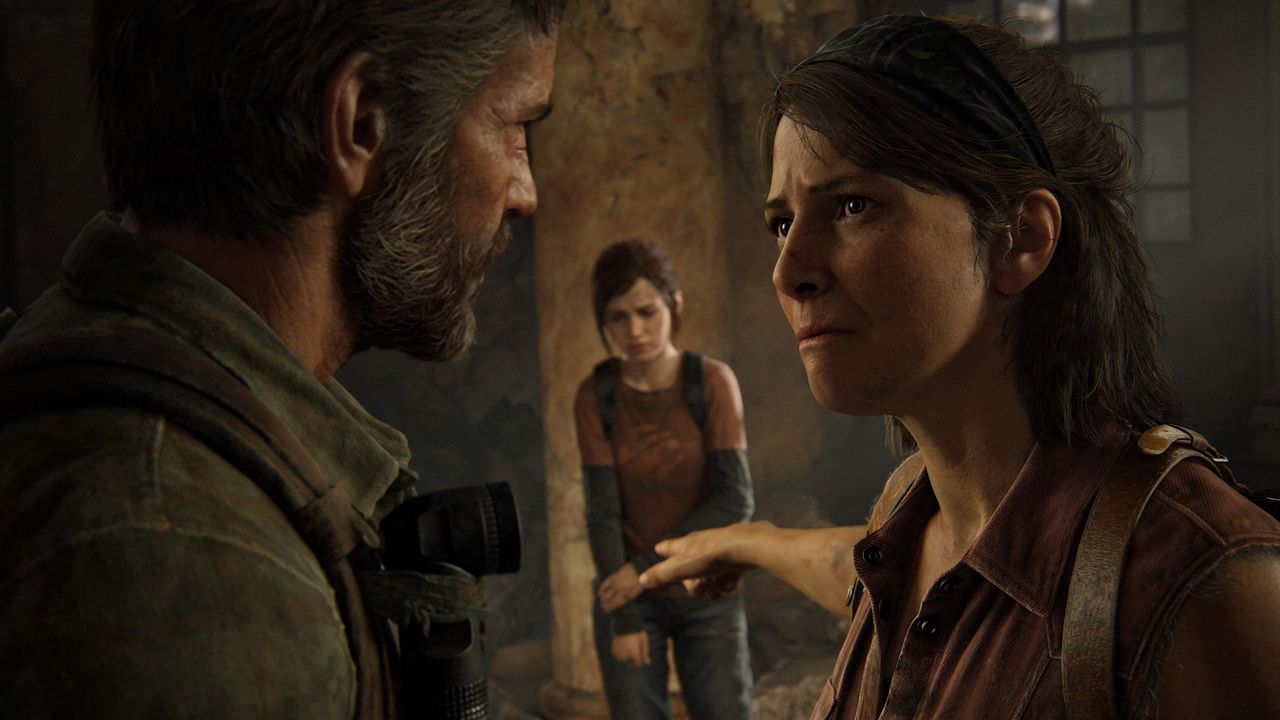 The Last of Us Part 1 Tess and Joel arguing