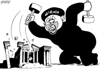 
Political cartoon World ISIS terrorism