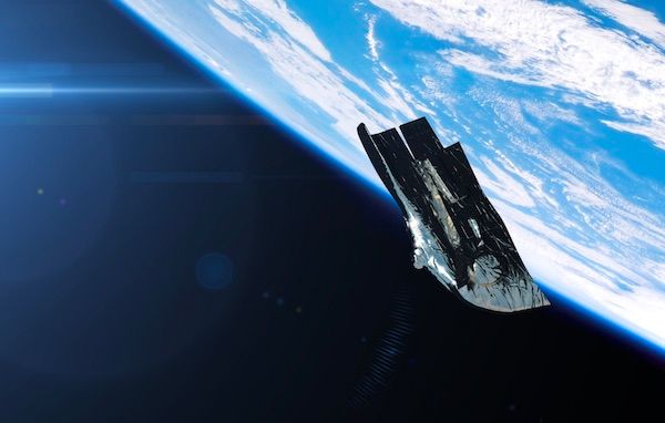 An artist&#039;s impression of the Black Knight satellite. The spacecraft has sparked a long-lived conspiracy theory. 